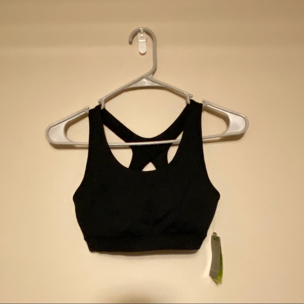 NWT Black sports bra